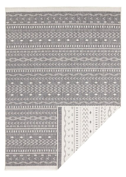 Šedo-krémový venkovní koberec NORTHRUGS Kuba, 150 x 80 cm