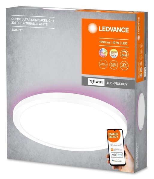 Chytré LED stropní svítidlo ULTRA SLIM, RGB + laditelná bílá
