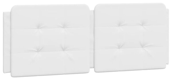 Rám postele bez matrace Zadar bílá 140 x 190 cm umělá kůže 3208860