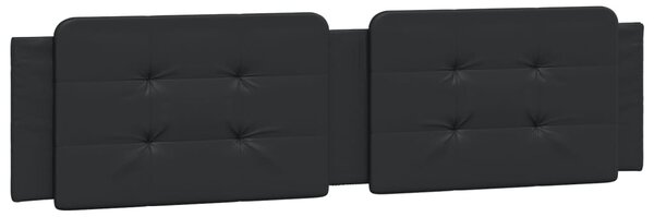 Postel s matrací Zadar černá 160 x 200 cm umělá kůže 3208873