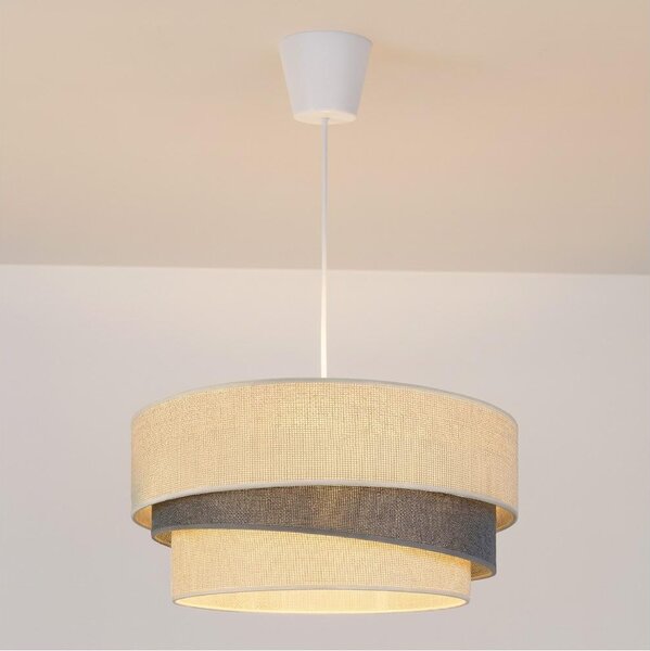 Brilagi - Lustr na lanku TRIO 1xE27/60W/230V pr. 40 cm krémová/šedá