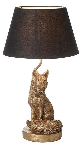 Endon 106796 - Stolní lampa FOX 1xE14/6W/230V černá/mosaz