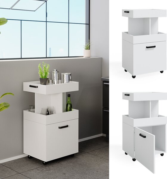 Přesouvání skříň Vicco Kamber Bílá 50 x 88.6 cm, Model 37514