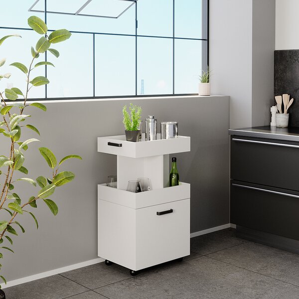 Přesouvání skříň Vicco Kamber Bílá 50 x 88.6 cm, Model 37514