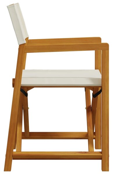 6dílné skládací židle, krémově bílá látka 3208917