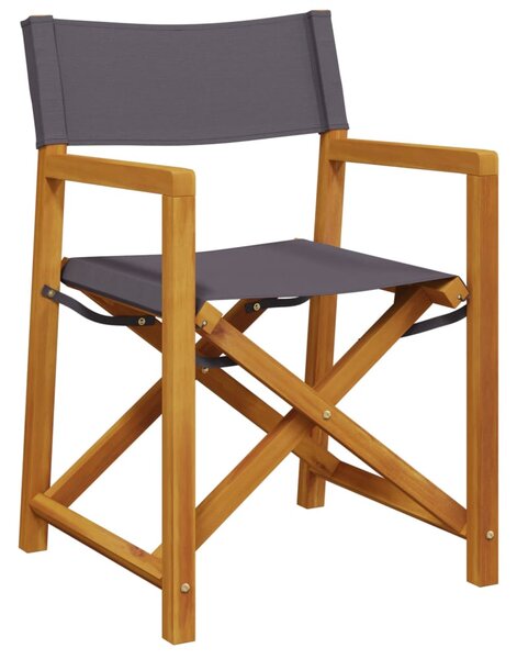 6dílná skládací židle, tmavě šedá látka 3208920
