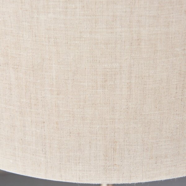 Endon 94369 - Stolní lampa HIGHCLERE 3xE14/18W/230V béžová/matný chrom