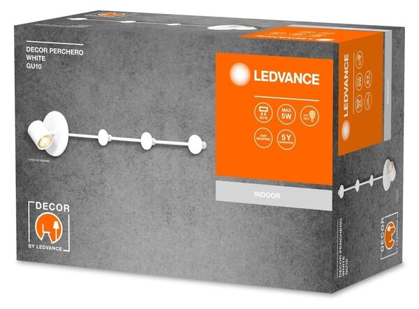 Svítící věšák GU10 DECOR PERCHERO WHITE