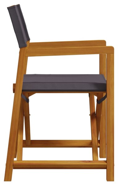 6dílná skládací židle, tmavě šedá látka 3208920