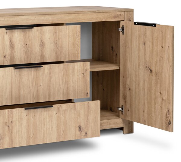 Komoda Houseland Tommy 01 200 cm dub artisan