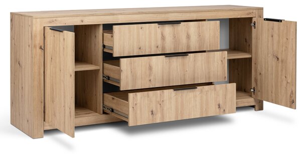 Komoda Houseland Tommy 01 200 cm dub artisan