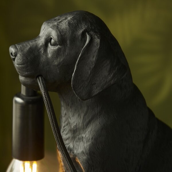 Endon 107365 - Stolní lampa PUPPY 1xE14/7W/230V černá