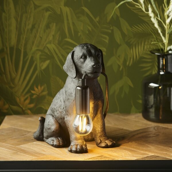 Endon 107365 - Stolní lampa PUPPY 1xE14/7W/230V černá