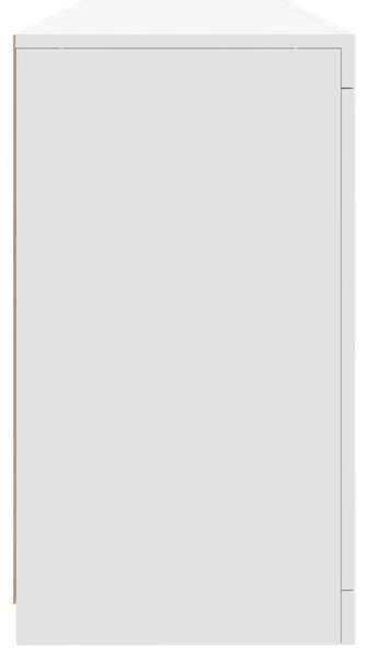 Příborník s LED osvětlením bílý 162 x 37 x 67 cm 3208995