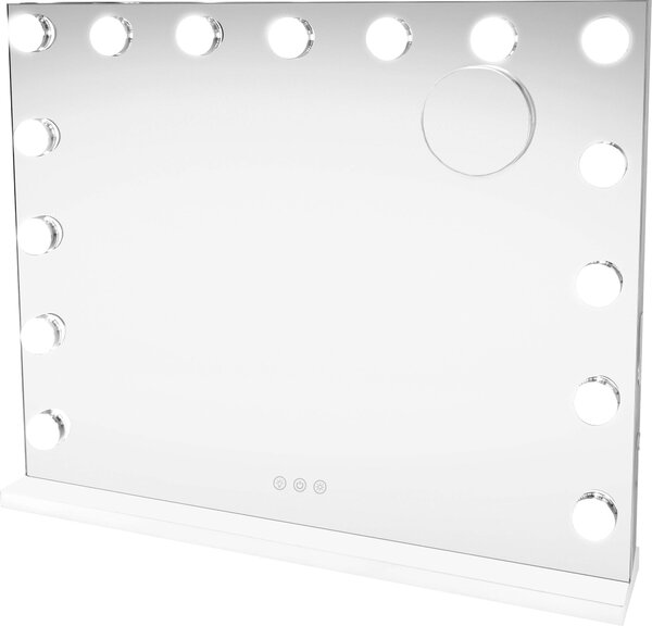 Zrcadlo LED Bluetooth - 58 x 46 cm