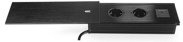 Zasouvací stolní zásuvka Spacetronik SPS-S24CB V2