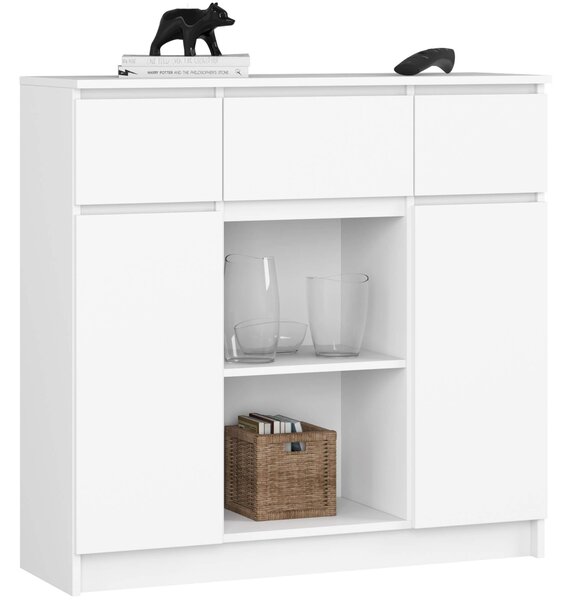 Ak furniture Komoda Baros 100 cm bílá