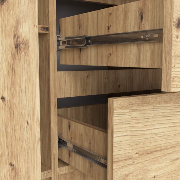 Ak furniture Komoda Girgo 100 cm dub artisan