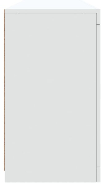 Příborník s LED osvětlením bílý 202 x 37 x 67 cm 3209009