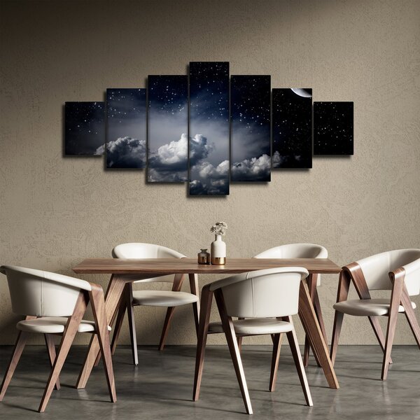 Obraz - Hvězdná obloha (210x100 cm)