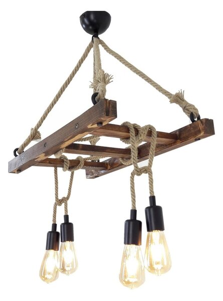 Hnědé závěsné svítidlo Halat – Opviq lights