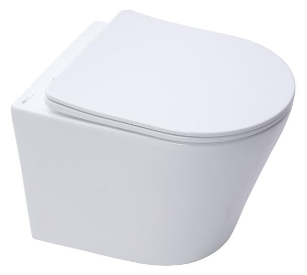 Závěsný WC set s modulem Geberit Duofix a bezokrajovým WC SAT Infinitio