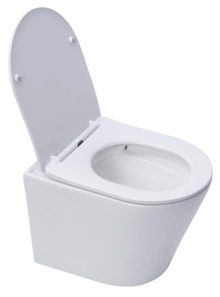 Závěsný WC set s modulem Geberit Duofix a bezokrajovým WC SAT Infinitio