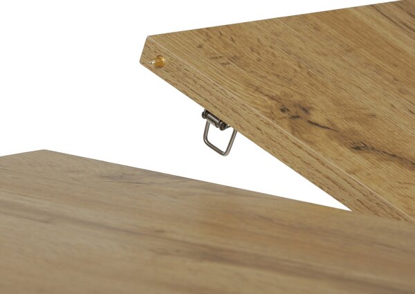 Vikio Jídelní stůl rozkládací 120-160x120 cm lamino dub AJZ175D