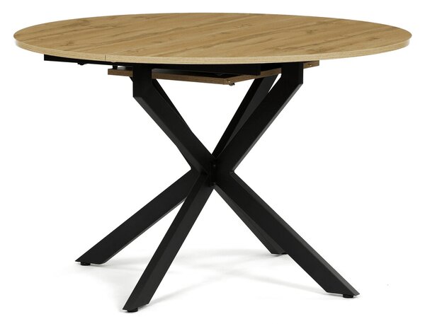 Vikio Jídelní stůl rozkládací 120-160x120 cm lamino dub AJZ175D