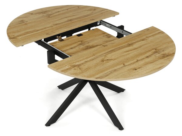 Vikio Jídelní stůl rozkládací 120-160x120 cm lamino dub AJZ175D