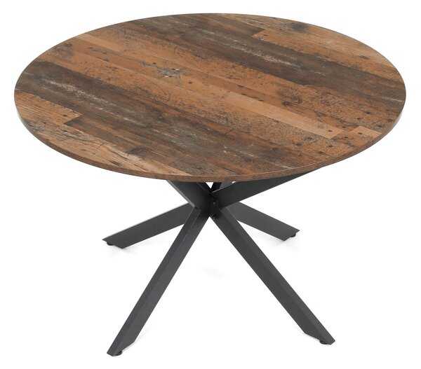 Vikio Jídelní stůl rozkládací 120-160x120 cm lamino staré dřevo AJZ175OW