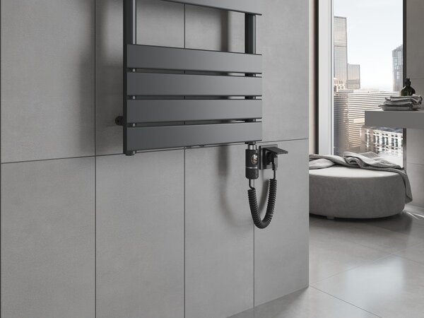 Mexen Ceres, elektrické topné těleso 1200 x 500 mm, 600 W, antracitová, W111-1200-500-2600-66