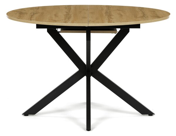 Vikio Jídelní stůl rozkládací 120-160x120 cm lamino dub AJZ175D