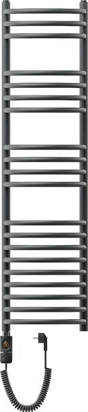 Mexen Eros, elektrické topné těleso 1200 x 318 mm, 600 W, antracitová, W112-1200-318-2600-66