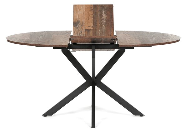 Vikio Jídelní stůl rozkládací 120-160x120 cm lamino staré dřevo AJZ175OW
