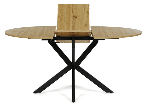 Vikio Jídelní stůl rozkládací 120-160x120 cm lamino dub AJZ175D