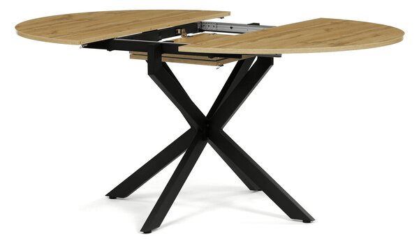 Vikio Jídelní stůl rozkládací 120-160x120 cm lamino dub AJZ175D
