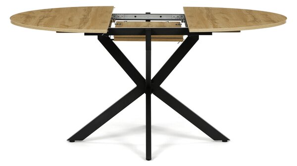 Vikio Jídelní stůl rozkládací 120-160x120 cm lamino dub AJZ175D