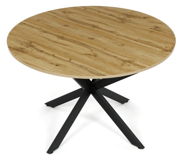 Vikio Jídelní stůl rozkládací 120-160x120 cm lamino dub AJZ175D