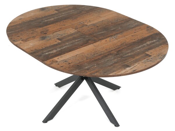 Vikio Jídelní stůl rozkládací 120-160x120 cm lamino staré dřevo AJZ175OW