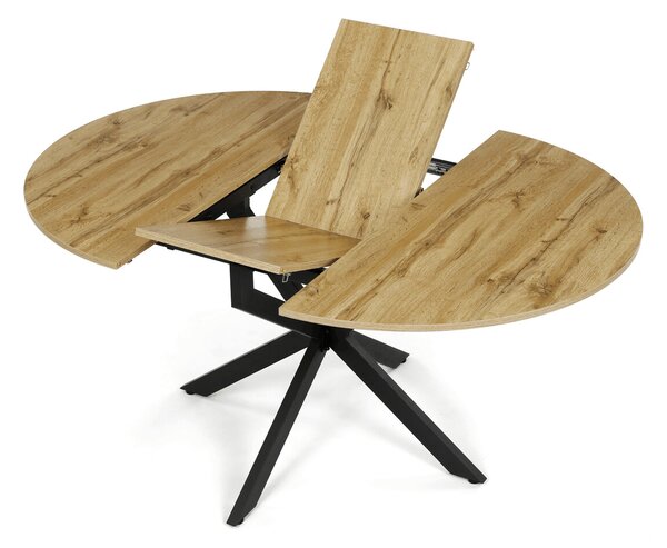 Vikio Jídelní stůl rozkládací 120-160x120 cm lamino dub AJZ175D