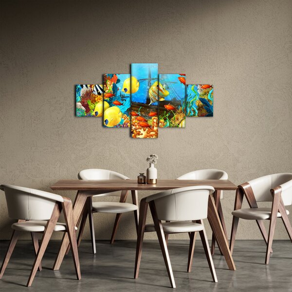 Obraz - Barevný korálový útes (125x70 cm)