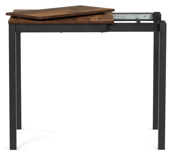 Vikio Jídelní stůl rozkládací 60-90x60 cm lamino staré dřevo AJZ176OW