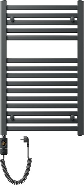 Mexen Helios, elektrické topné těleso 800 x 500 mm, 600 W, antracitová, W103-0800-500-2600-66