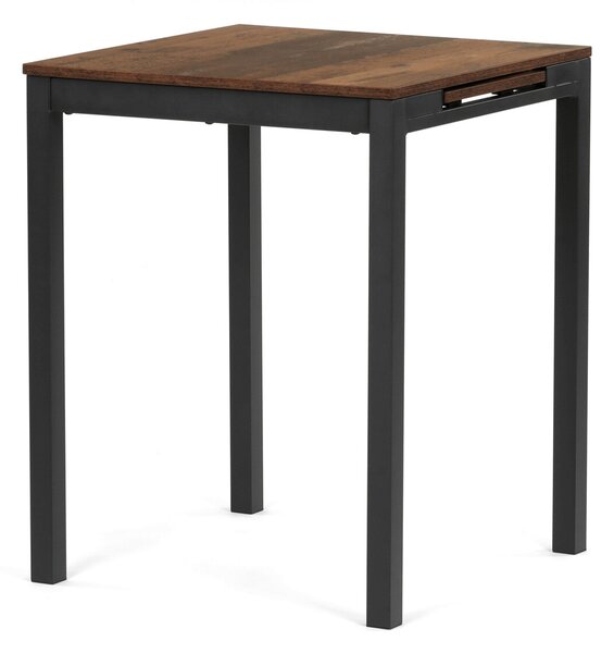 Vikio Jídelní stůl rozkládací 60-90x60 cm lamino staré dřevo AJZ176OW