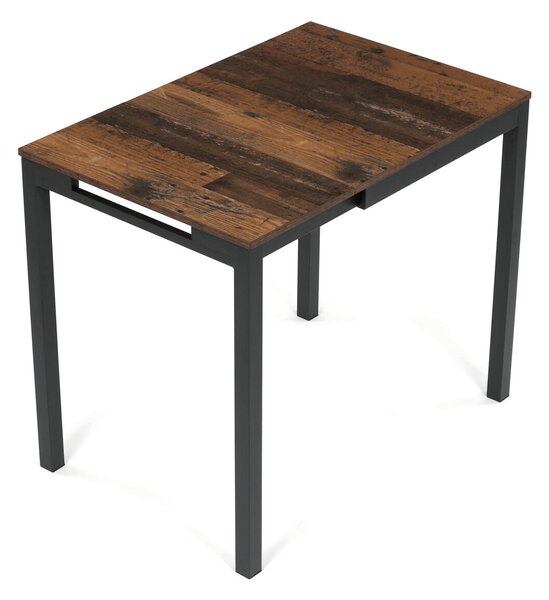 Vikio Jídelní stůl rozkládací 60-90x60 cm lamino staré dřevo AJZ176OW