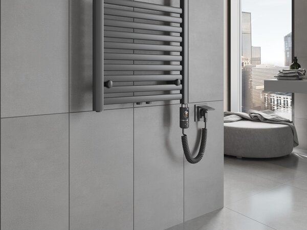 Mexen Hades, elektrické topné těleso 1500 x 600 mm, 900 W, antracitová, W104-1500-600-2900-66