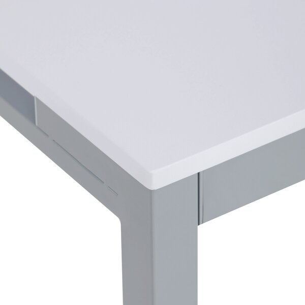 Vikio Jídelní stůl rozkládací 60-90x60 cm lamino bílá AJZ176B