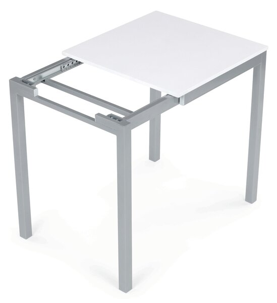 Vikio Jídelní stůl rozkládací 60-90x60 cm lamino bílá AJZ176B