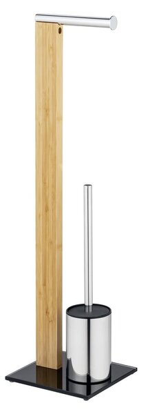Bambusový stojan na toaletní papír se štětkou Tindari – Wenko